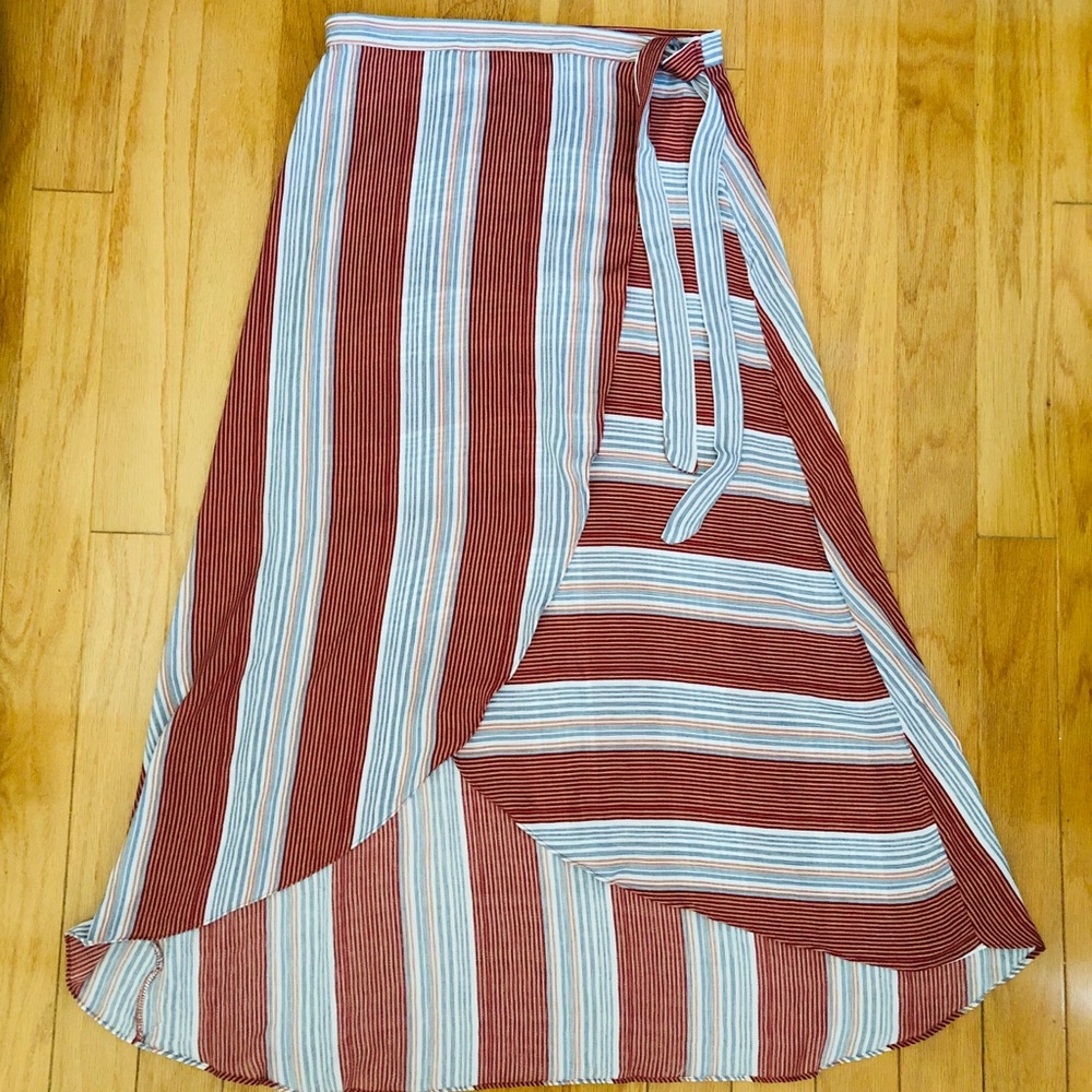 Maxi wrap skirt cover up NWT hippie boho